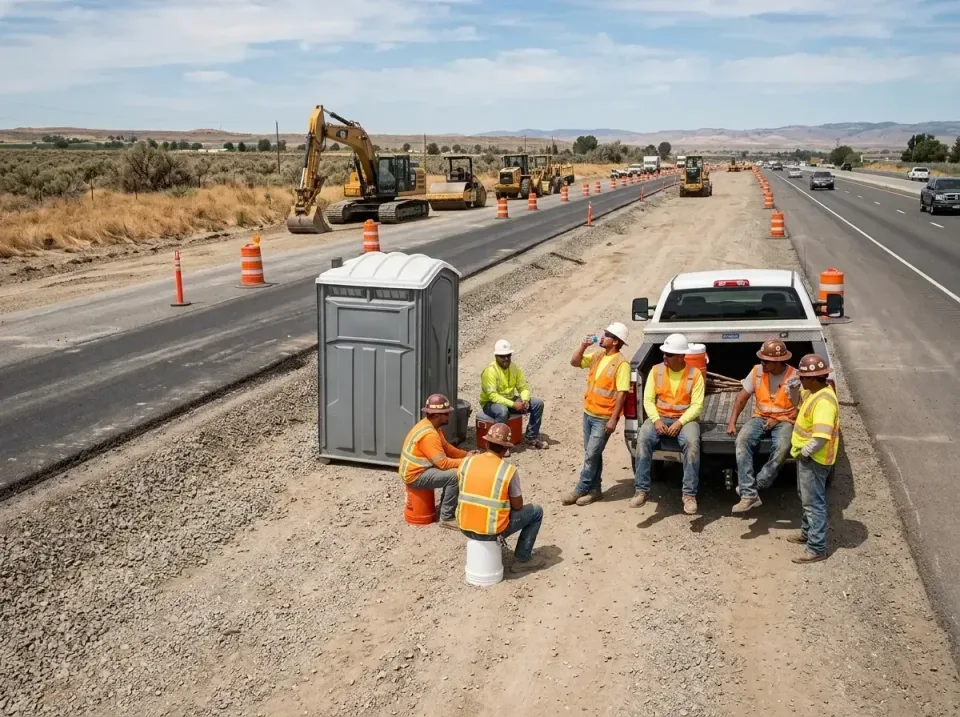 highway-road-construction-crew-007 — frequently asked questions, Porta Potty and Restroom Rentals in Hawthorne, CA